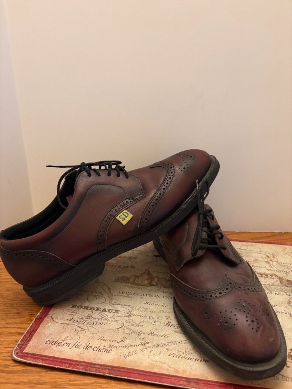 J.B. Goodhue Brogue Wingtip Work Shoes (Size 12 2E, Like New)